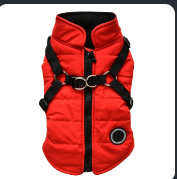 Waterproof Pet Coat With Harness