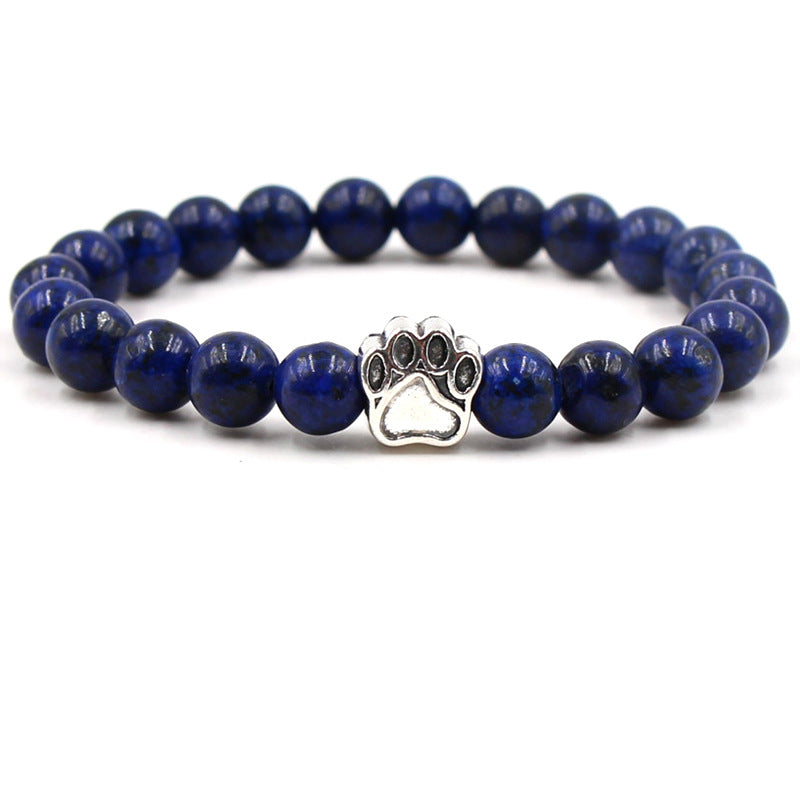 Pet Footprint Stone Bracelets